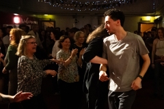 People joining in the evening's ceilidh dances at the Ceilidh Collective's Gaza fundraiser