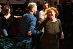 People joining in the evening's ceilidh dances at the Ceilidh Collective's Gaza fundraiser