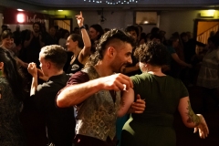 People joining in the evening's ceilidh dances at the Ceilidh Collective's Gaza fundraiser