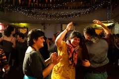 People joining in the evening's ceilidh dances at the Ceilidh Collective's Gaza fundraiser