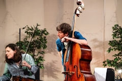 Musicians of the Greater Spotted Ceilidh Band at the Ceilidh Collective's fundraiser for Medical Aid for Palestinians