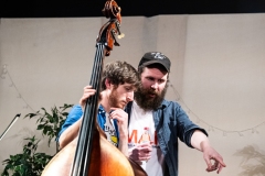 Musicians of the Greater Spotted Ceilidh Band at the Ceilidh Collective's fundraiser for Medical Aid for Palestinians