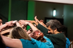 People joining in the evening's ceilidh dances at the Ceilidh Collective's Gaza fundraiser