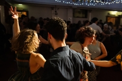 People joining in the evening's ceilidh dances at the Ceilidh Collective's Gaza fundraiser