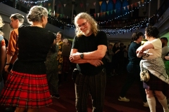 People joining in the evening's ceilidh dances at the Ceilidh Collective's Gaza fundraiser