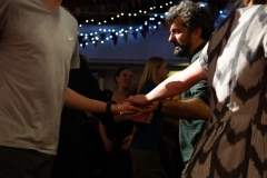 People joining in the evening's ceilidh dances at the Ceilidh Collective's Gaza fundraiser