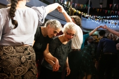 People joining in the evening's ceilidh dances at the Ceilidh Collective's Gaza fundraiser