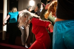 People joining in the evening's ceilidh dances at the Ceilidh Collective's Gaza fundraiser