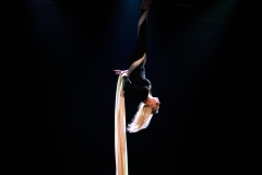 Mango Sheridan performing as Miss Mango at the Circus for Gaza fundraising event in Edinburgh