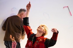 Final Thursday evening contact improvisation session at Curious Seed's space in Ocean Terminal in Leith, Edinburgh, on 22 February 2023 © Chantal Guevara. All rights reserved.