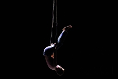 Elsa van der Wal performing at Cirqulation's 'Cirqulation 8: Power' Circus Cabaret Night at the Assembly Roxy