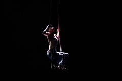 Elsa van der Wal performing at Cirqulation's 'Cirqulation 8: Power' Circus Cabaret Night at the Assembly Roxy