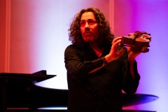 Greg Lawson performing 'Lev's Violin' at Celtic Connections 2024