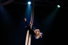 Mango Sheridan performing as Miss Mango at the Circus for Gaza fundraising event in Edinburgh