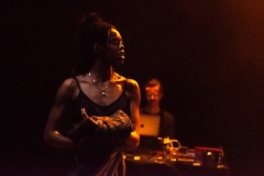 Temitope Ajose peforming Lady M (at Home with Lady Macbeth)