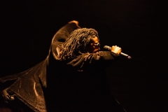 Temitope Ajose peforming Lady M (at Home with Lady Macbeth)