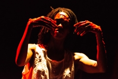 Temitope Ajose peforming Lady M (at Home with Lady Macbeth)