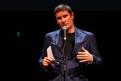 Gavin Francis reciting at the We Are For Palestine (Edinburgh) fundraiser at the Assembly Roxy in Edinburgh