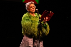 Denise Mina reciting at the We Are For Palestine (Edinburgh) fundraiser at the Assembly Roxy in Edinburgh