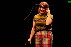 Kirstin Innes reciting at the We Are For Palestine (Edinburgh) fundraiser at the Assembly Roxy in Edinburgh