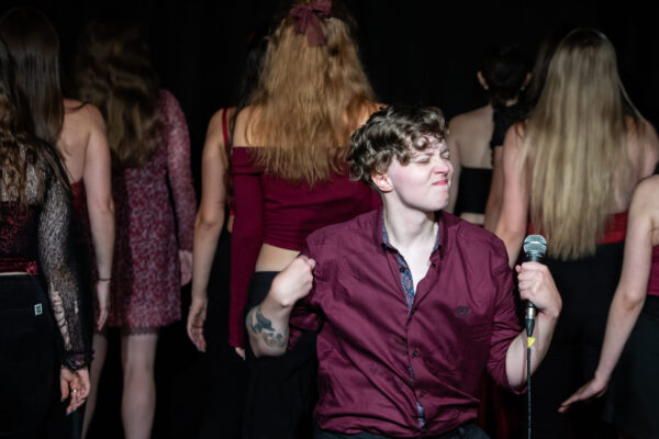Durham University's a capella group Durham Dynamics performing in their latest show 'On Board A Cappella' at theSpace @ Niddry Street on 9 August 2024 © Chantal Guevara. All rights reserved.